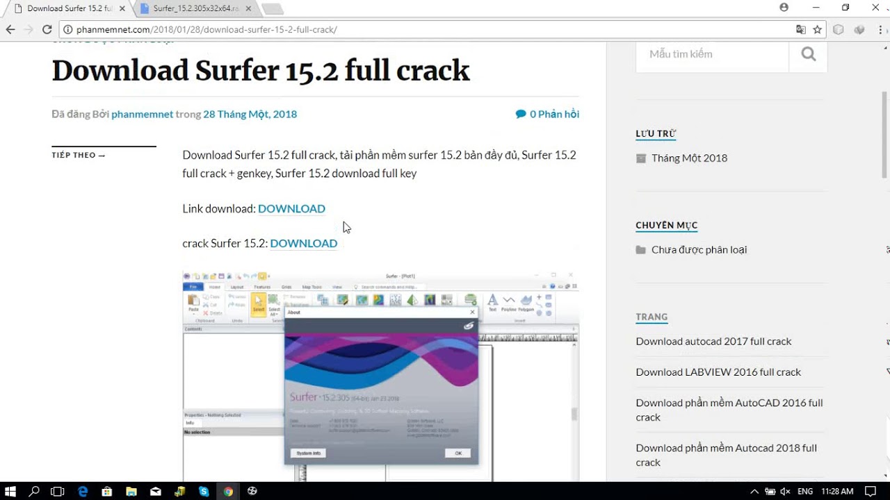 Surfer Software Free Download